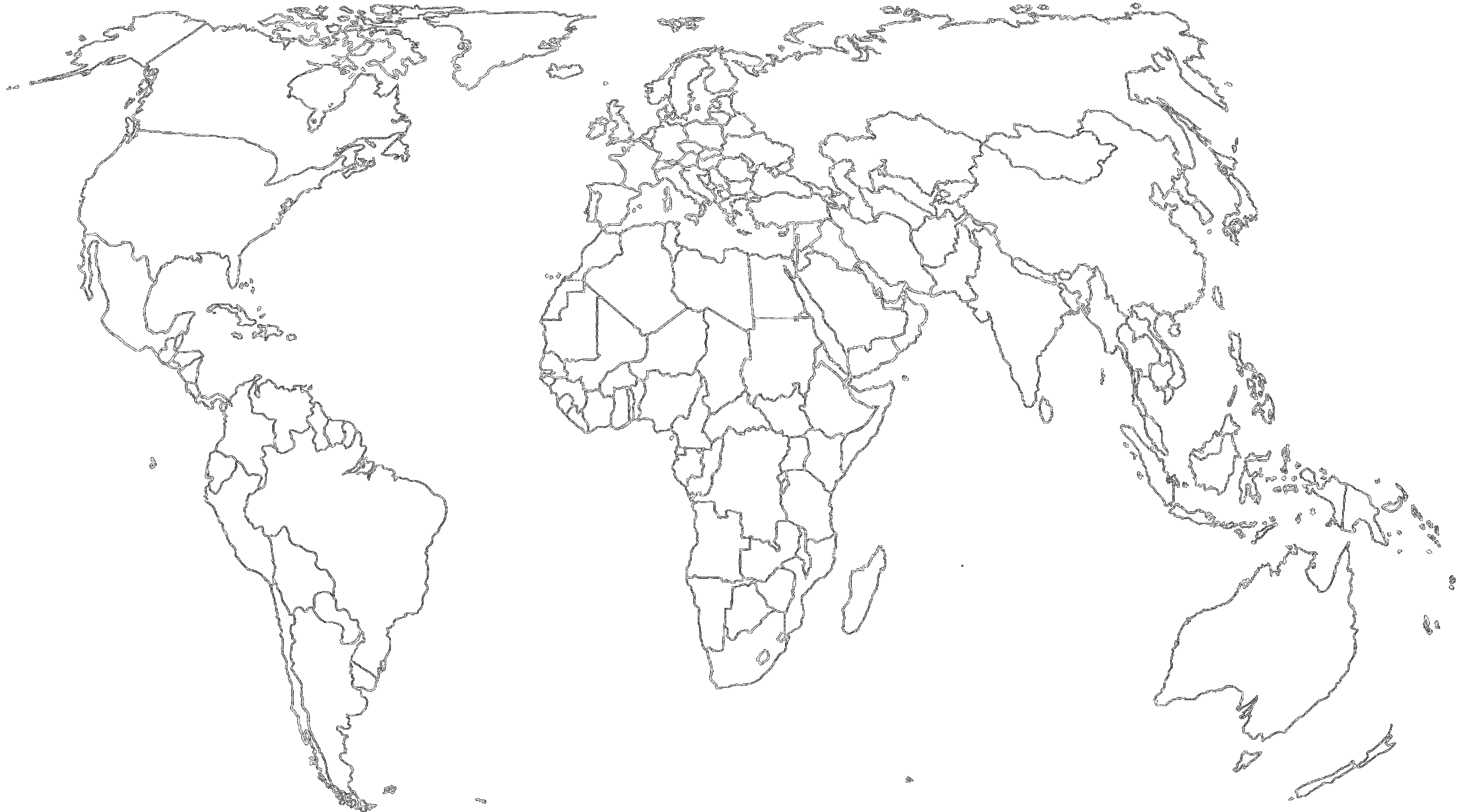 World map showing team member locations
